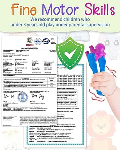 Yetonamr Counting Dinosaurs Montessori Toys for 3 4 5 Years Old Boys Girls, Toddler Preschool Learning Activities Toy for Kids Ages 3-5, 4-8, Birthday Gifts Sensory Toys - Image 5