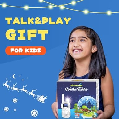 Wishouse Walkie Talkies for Kids Rechargeable 4 Pack,Walky Talky for Adults 2 Way Radio with 2 USB Chargers 12000mAh Battery,Camping Games Toy Birthday Halloween Xmas Gift for Children Family - Image 7