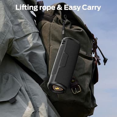 Monster S230 Portable Bluetooth Speaker, Wireless Speaker with 30W Loud Stereo Sound, Wireless Stereo Pairing, 24H Playtime, Bluetooth 6.0 Supports TF Card, AUX for Outdoor/Home/Party - Image 5