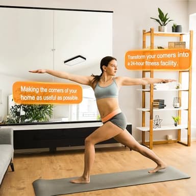 Delma Home Gym Mirror, 54''x30''x2PCS, Large Full Body Glass for Yoga, Frameless Wall Mounted, for Garage, Bedroom, Bathroom (Glass - 54'' x 30'' - 2PCS) - Image 5