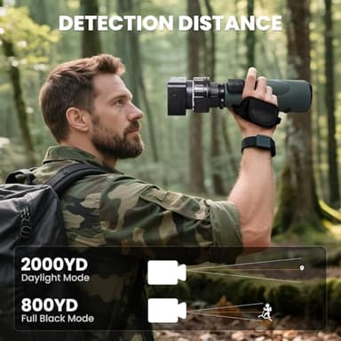 Monocular Telescope High Power,4K Electronic Eyepiece Camera with 3in Full Color Screen,Fits 22mm-46mm Optical Telescopes and Microscopes(4GB Memory Card) for Bird Watching Camping Astrophotography - Image 6