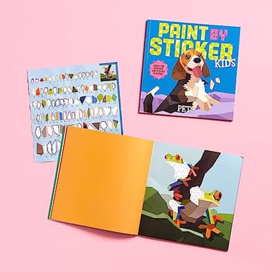 Paint by Sticker Kids: Pets: Create 10 Pictures One Sticker at a Time! - Image 10