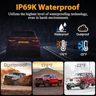 Magnetic Solar Wireless Backup Camera - No-Drill Installation, Scratch-Proof, No Delay 5-Inch HD1080P Screen, Long Battery Life, Night Vision, Anti-Interference 2.4GHz Signal for Trucks - Image 5