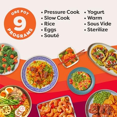 Instant Pot Duo Plus 9-in-1 Multicooker, Pressure Cooker, Slow Cook, Rice Maker, Steamer, Sauté, Yogurt, Warmer & Sterilizer, Includes App With Over 800 Recipes, Stainless Steel, 6 Quarts - Image 3
