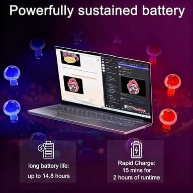 Lenovo IdeaPad Slim 3 Touchscreen Laptop (15.3" FHD+, AMD Ryzen 5 8540U (> Intel i7-1355U), 16GB RAM, 1TB SSD) for Business, Home, 1080p IR Webcam, Backlit, 14-Hr Battery Life, Wi-Fi 6, Win 11 Pro - Image 5