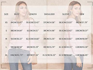 Women's V Neck Waffle Knit Henley Tops Casual Long Sleeve Pullover Sweater Blouses (Dark Grey, Medium) - Image 7