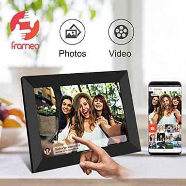32GB FRAMEO 10.1 Inch Smart WiFi Digital Photo Frame 1280x800 IPS LCD Touch Screen, Auto-Rotate Portrait and Landscape, Built in 32GB Memory, Share Moments Instantly via Frameo App from Anywhere - Image 3