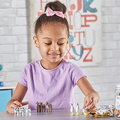 Learning Resources Farm Animal Counters - 60 Pieces, Ages 3+ Toddler Learning Toys, Farm Animals Toys, Develops Counting and Matching Skills - Image 2