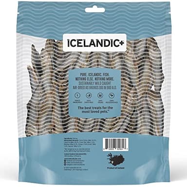Icelandic+ Whole Fish Herring - 9oz Bag - Dog Treats, Pure Wild-Caught & Air-Dried, Single Ingredient Snack, Pet Chew, Just The Fish Nothing Else - Image 2