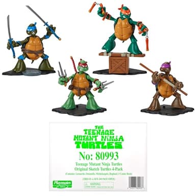 Teenage Mutant Ninja Turtles: Original Sketch Collector Figure with Comic Book by Playmates Toys - Image 7