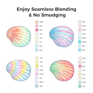 Ohuhu Pastel Alcohol Brush Markers- 48 Pastel Colors of Honolulu Blossoming- Alcohol Based Double Tipped Art Marker Set for Artist Adults Coloring Illustration- Brush & Chisel Dual Tips- Refillable - Image 3