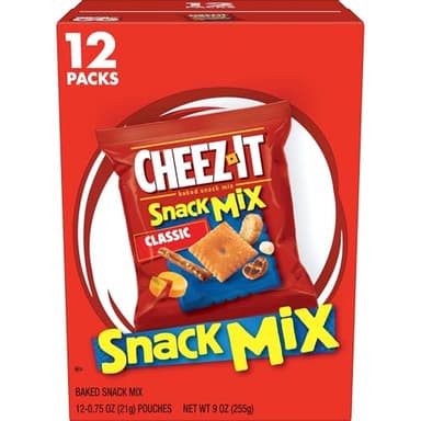 Cheez-It Snack Mix, Lunch Snacks, Office and Kids Snacks, Classic, 9oz Box (12 Packs) - Image 1