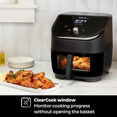 Instant Pot Vortex Plus 6QT ClearCook Air Fryer, Clear Windows, Custom Program Options, 6-in-1 Functions, Crisps, Broils, Roasts, Dehydrates, Bakes, Reheats, from the Makers of Instant Pot, Black - Image 3