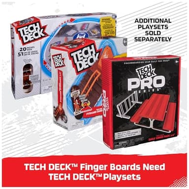 TECH DECK, Ultra DLX Fingerboard 4-Pack, Element Skateboards, Collectible and Customizable Mini Skateboards, Kids Toy for Ages 6 and up - Image 7