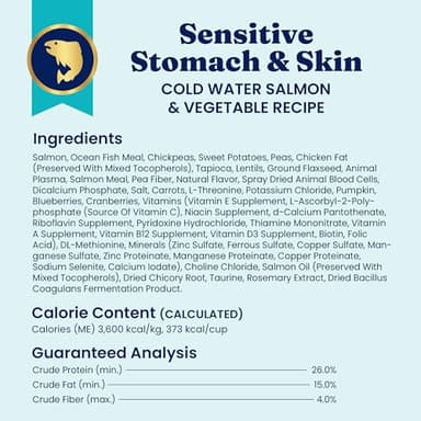 Solid Gold Salmon Dog Food for Sensitive Stomachs – Grain Free & Gluten Free Kibble w/Probiotics to Support Gut Health & Digestion - Sensitive Stomach Dog Food for All Ages – Nutrientboost™ – 22 LB - Image 9