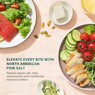 Soeos American Pink Salt, Fine Grain 16 Ounce, Pink Rock Salt, Salt for Grinder Refill, Perfect for Cooking & Seasoning - Image 6