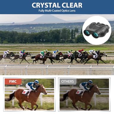 Binoculars 15x25 for Adults,Waterproof Durable & Clear Binoculars with Low Light Night Vision for Sightseeing,Concerts and Bird Watching - Image 6