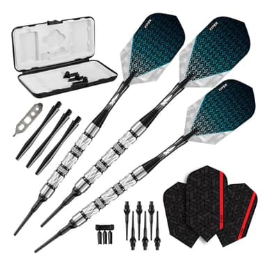 Viper Diamond 90% Tungsten Soft Tip Darts with Storage/Travel Case, Black Rings, 16 Grams - Image 4