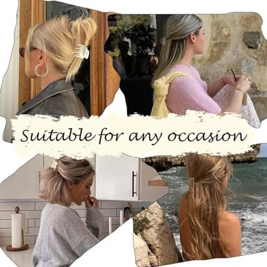 Small Claw Clips for Thin/Medium Thick Hair,12Pcs 1.5 Inch Mini Matte Tiny Jaw Clips for Women Girls 4 Style Nonslip - Image 2