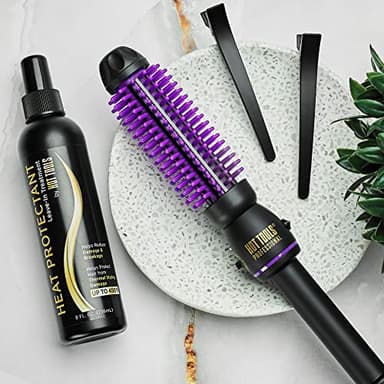 Hot Tools Pro Artist Heated Silicone Bristle Brush Styler | Helps create Volume and Fullness (1 in), 1146 - Image 6