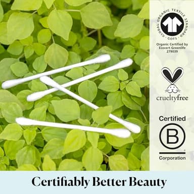 Sky Organics - Organic Cotton Swabs, 500 ct. - Ultra Soft Tips - Strong & Durable - Hypoallergenic - Chlorine Free - Sustainable - with Ebook - Natural, Vegan & Cruelty Free - Skin Care & Self Care - Image 6