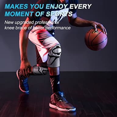 NEENCA Knee Brace for Knee Pain Relief, Medical Knee Support with Patella Pad & Side Stabilizers, Compression Knee Sleeve for Meniscus Tear, ACL, Arthritis, Joint Pain, Runner, Sport- FSA/HSA APPROVED - Image 6