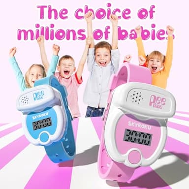 SKYROKU Potty Training Watch for Toddlers – Music & Light Reminders, Silicone Adjustable Strap, Rechargeable, Countdown Timer, Cute Toilet Shape – Easy Setup & Safe for Kids - Image 7