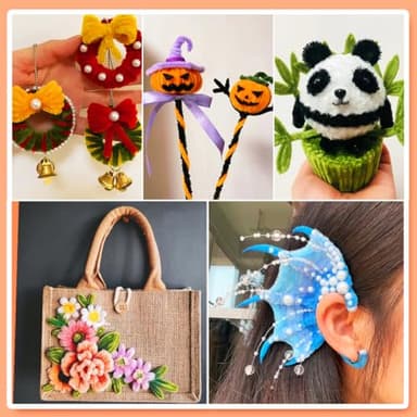 GAGANIU 200pcs Pipe Cleaners, Pipe Cleaners for crafts, Craft Supplies Multicolor Chenille Stems for Art&Craft Christmas DIY projects(12inch*6mm,20colors) - Image 4