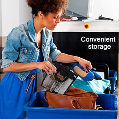 Ayieyill Shower Caddy Portable, Mesh Shower Caddy Tote Bag Quick Dry Hanging Toiletry and Bath Organizer for College Dorm, Gym, Beach, Travel or Camping with Zipper (Black) - Image 5