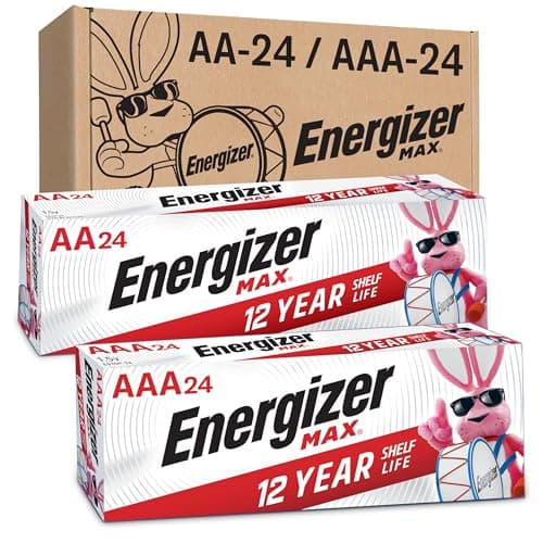 Energizer AA and AAA Batteries, 48 Count, Combo Pack Contains 24 Max Double A and 24 Max Triple A Batteries - Image 1