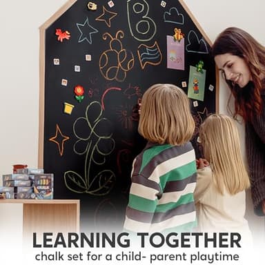 JOYIN 288 Counts Mini Chalk Set for Kids, Non-Toxic Chalks for Boys Girls 3+, School Supplies for Teachers, Goody Bag Fillers, Classroom Prizes Gifts (24 Boxes) - Image 2