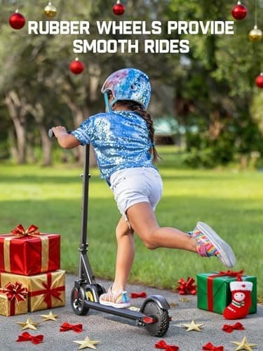 FanttikRide C9 Kids Electric Scooter Ages 8-12, Foldable for Kids 3.9-5.2 ft, 132 lbs, 5 Miles Range, Up to 40 mins Ride Time, 2 Safe Max Speed 6/10 MPH, 3 Adjustable Heights - Image 7