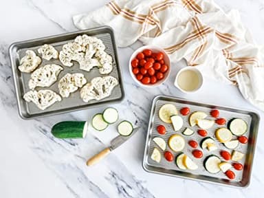 USA Pan Nonstick Quarter Sheet Pan, Set of 2 - Image 3