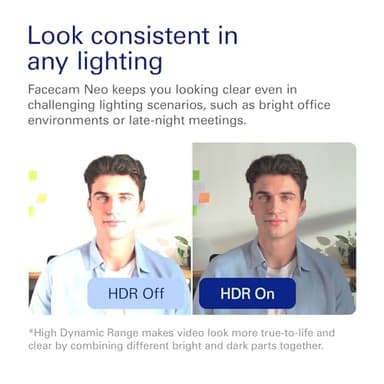 Elgato Facecam Neo – Full HD Webcam with Easy-Slide Privacy Shutter, Light Correction, For Video Calls, Streaming, Teams/Zoom/Slack/OBS/Twitch/Youtube, and more – USB-C/Plug & Play on PC/Laptop/Mac - Image 5