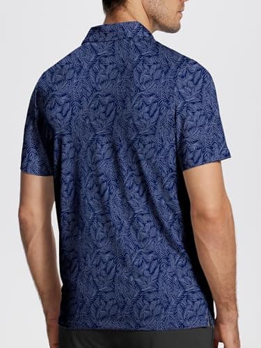 ISEEGZ Mens Golf Shirts Short Sleeve Funny Print Golf Polo Shirts for Men Lightweight Dry Fit Quick Dry Collared Golf Polos - Image 3