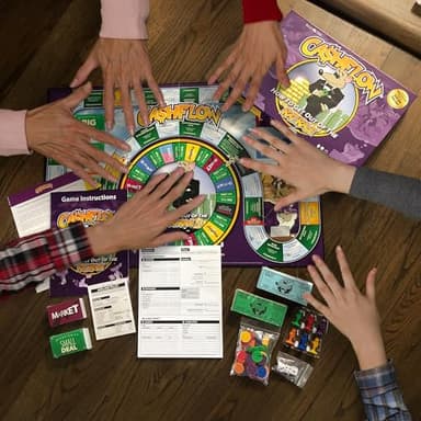 Rich Dad CASHFLOW Board Game, Educational Business & Finance Literacy Game, Ages 14 & Up - Financial Learning Games for Kids, Teens, Adults and Family - Image 4