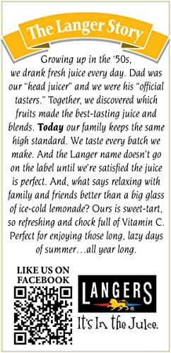 Langers Juice, Lemonade, 64 Fl Oz (Pack of 8) - Image 4