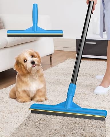 Carpet Rake for Pet Hair Removal,Adjustable Handle Carpet Rake Cat Dog Hair Remover,Reusable Carpet Scraper Dog Cat Deep Hair Cleaner Remover Tool for Rugs, Mats, Couch, Furniture (57'' Extra Large) - Image 7