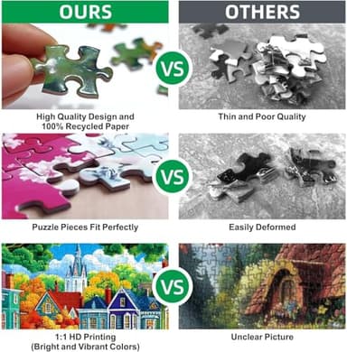 Blueforest - Fantasy Elf World - 1000 Piece Jigsaw Puzzle for Adults Challenging Funny Family Puzzle Perfect for Game Nights Finished Puzzle Size is 27.55 x 19.68 inches - Image 7