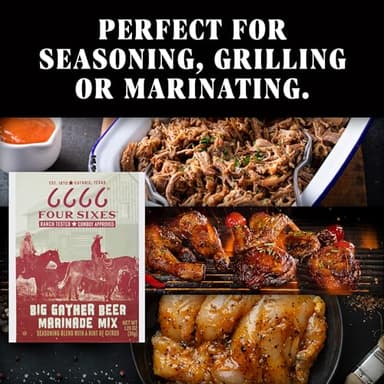 6666 Four Sixes Big Gather Beer Marinade Mix, 1.25 Ounce - Image 6