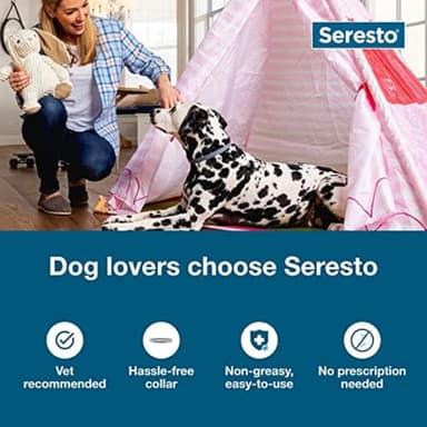 Seresto Large Dog Vet-Recommended Flea & Tick Treatment & Prevention Collar for Dogs Over 18 lbs. | 2-Pack - Image 3