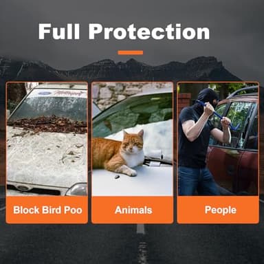 Sunwhale Car Cover Waterproof All Weather for Automobiles Winter Snowproof Rain UV Protection Heavy Duty Outdoor Sedan Car Cover & Car Snow Cover Universal Fit for Sedan Length Up to 194’’ - Image 9