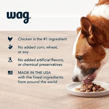 Amazon Brand - Wag Wet Canned Dog Food, Chicken & Vegetable Stew Recipe, 13.2 oz Can (Pack of 12) - Image 3