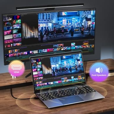 jumper Laptop, 12GB RAM 640GB ROM, Office 365-1 Year 5305U Processor, 15.6 Inch Computer, FHD IPS Screen, 38Wh Battery, 2 Stereo Speakers, USB3.0 * 2, HDMI, for Business and Students. - Image 4