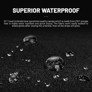 SY COMPACT Travel Umbrella Windproof Automatic Umbrellas Small Compact UV Sun Protection Factory Outlet Umbrella - Image 4