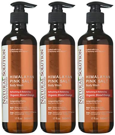 Natural Solution Body Wash, Formulated with Organic Blood Orange Extracts with Himalayan Pink Salt, Revitalizes & Refreshing Your Skin, 17 fl oz/Each – Pack of 3 - Image 11