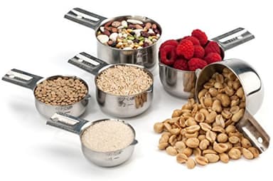 Hudson Essentials Stainless Steel Measuring Cups Set (6 Piece Set) - Image 3