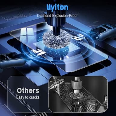 Uyiton UnBreak-Glass for Samsung Galaxy S22 Screen Protector, [Ultrasonic Fingerprint Support][Auto-Alignment Frame] Scratch-Resistant Bubble-Free S22 Screen Protector(, 2 Pack - Image 6