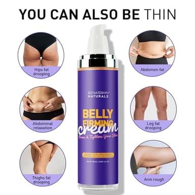 Enaskin Naturals Belly Firming Cream: - Women Body Lotion for Firmness and Lift of Thighs & Stomach - 120ML - Image 8