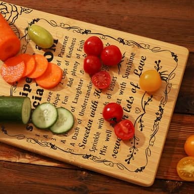 Birthday Gift for Mom, Recipe for a Special Mom- Mom Birthday Gifts from Daughter Son Cutting Board Set, Engraved Utensil Best Mom Ever Gifts Ideas Mom Gifts for Mother New Mom Step Mom - Image 7